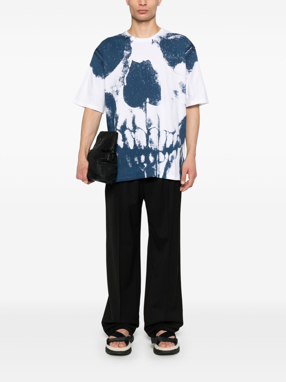 skull-print T-shirt - 2