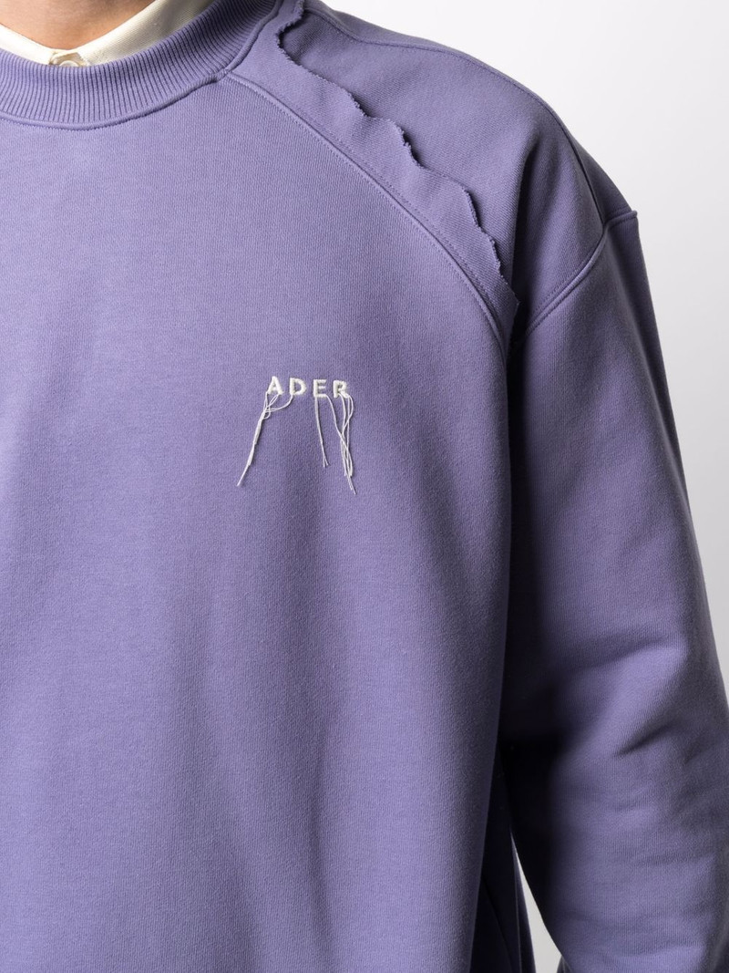 Kaput embroidered logo cotton sweatshirt 6