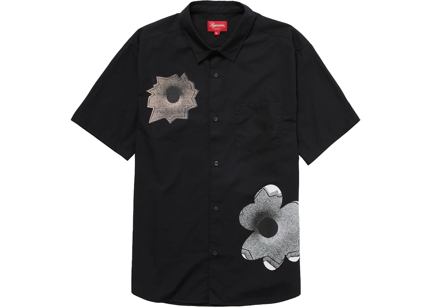 Supreme Nate Lowman S/S Shirt Black - 1