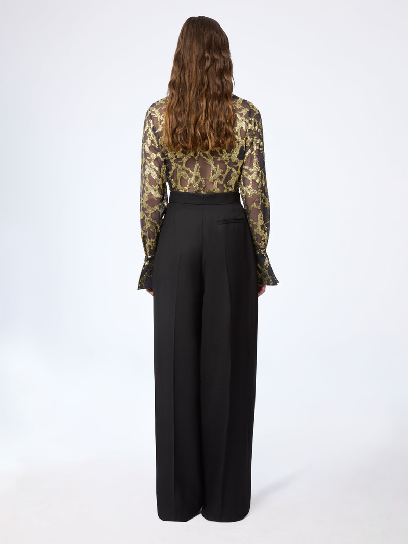 Marble Gold Shirt With Bell Cuffs 4