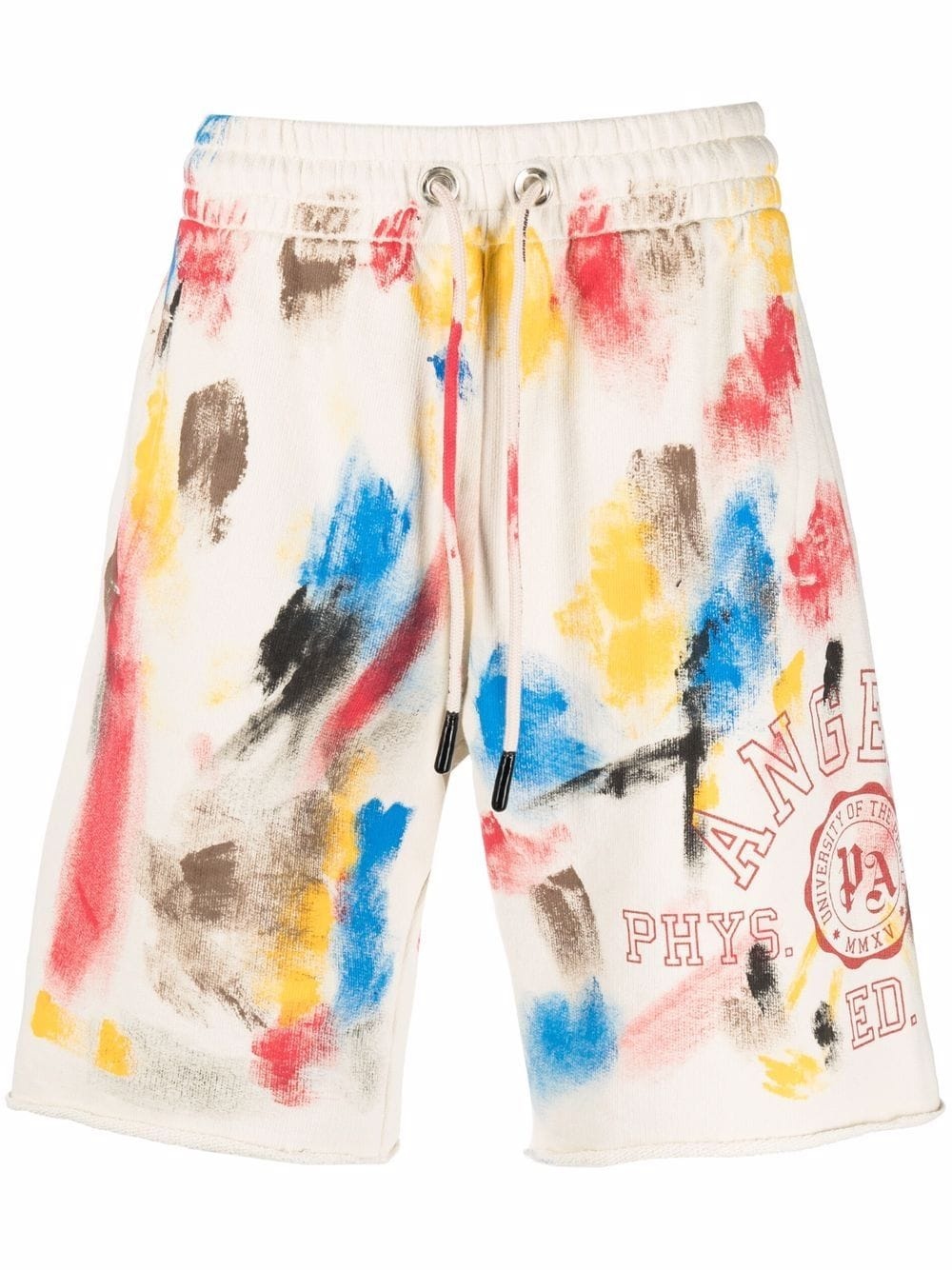 paint-effect College track shorts - 1