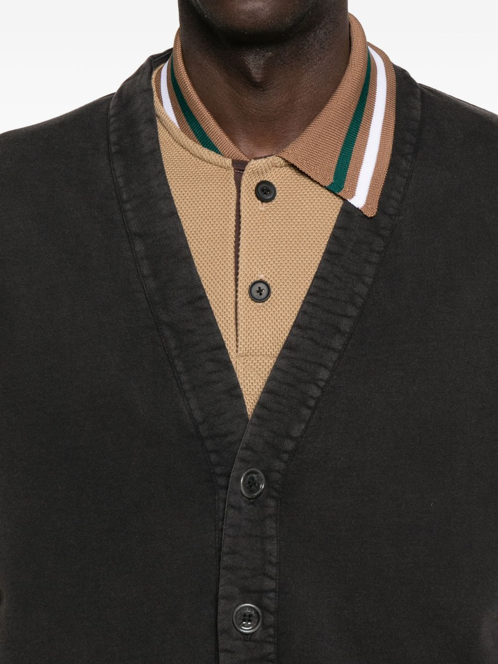 buttoned V-neck cardigan - 5
