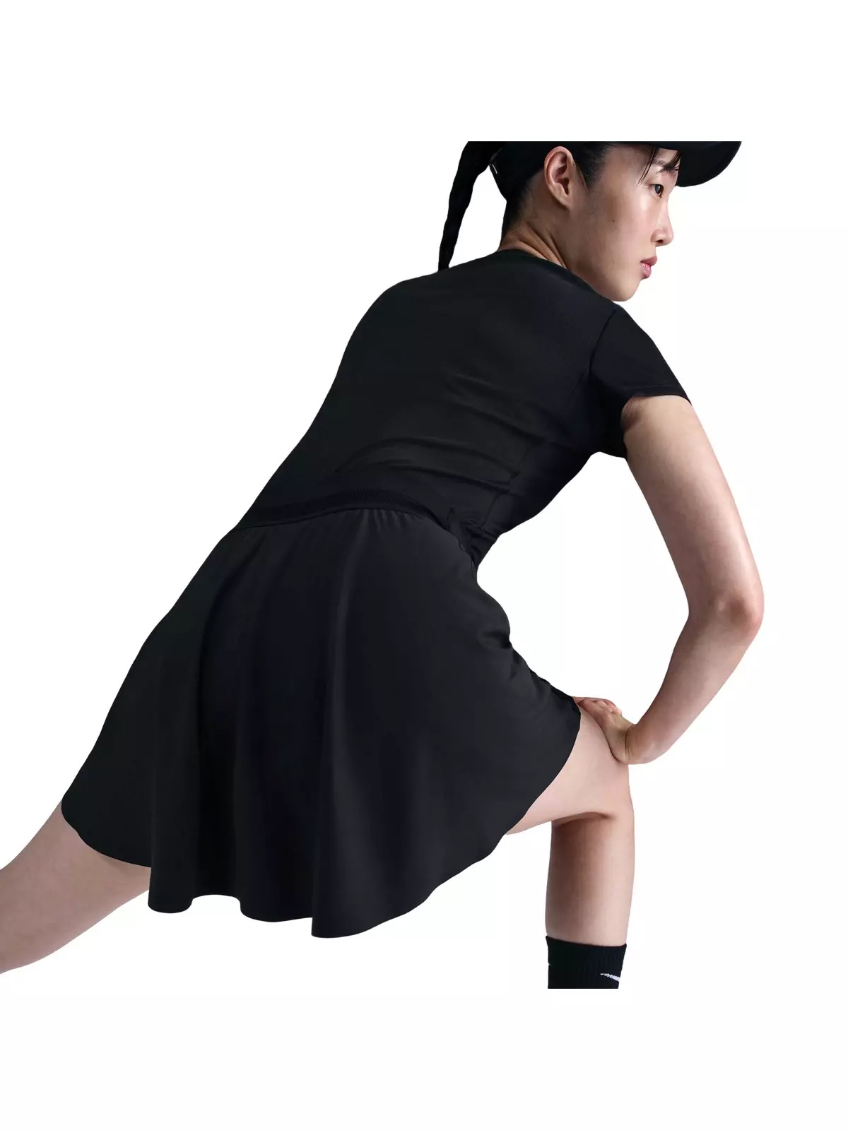Women's Court Dri-Fit Advantage Ace Skirt-Black - 2