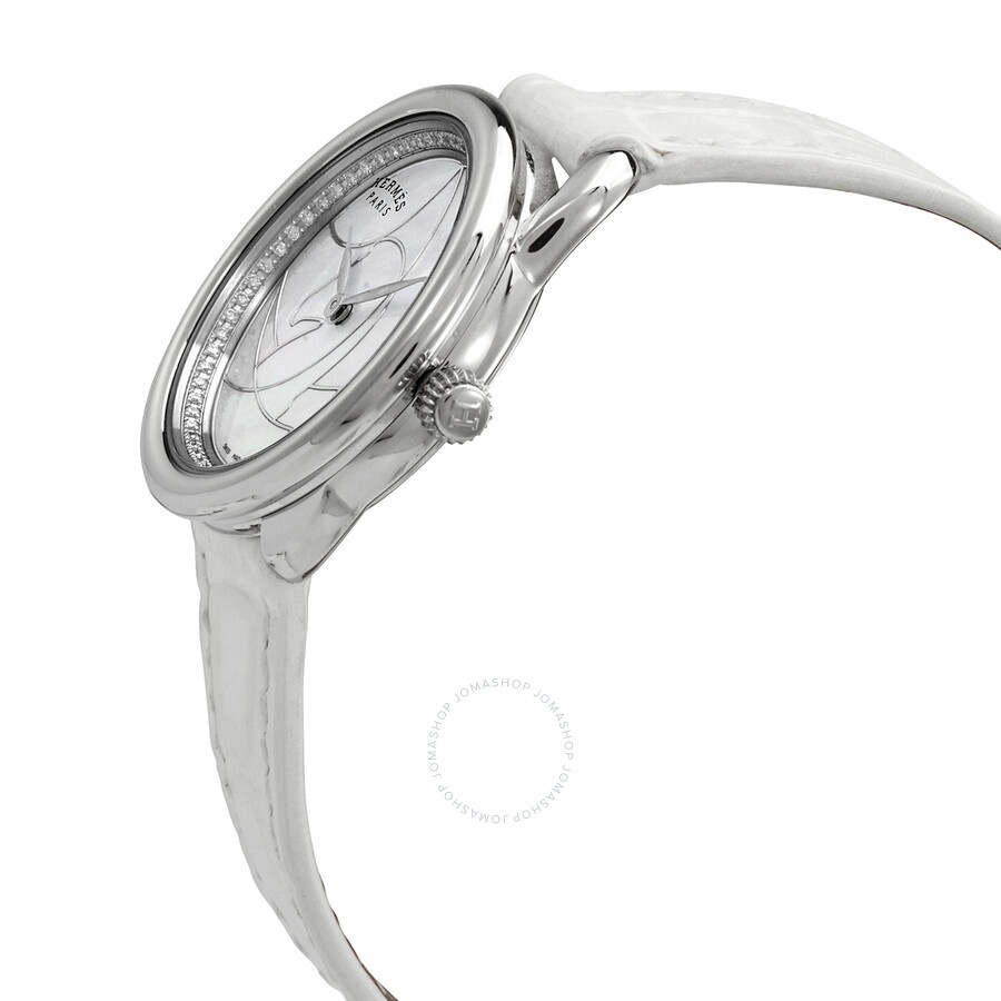 Hermes Arceau Cavales Quartz Mother of Pearl Dial Ladies Watch 045231WW00 - 2