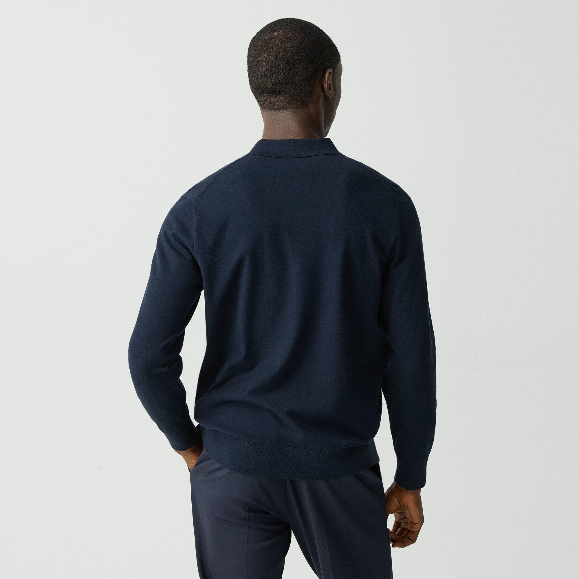 Quarter-Zip Polo Sweater in Light Bilen - 4
