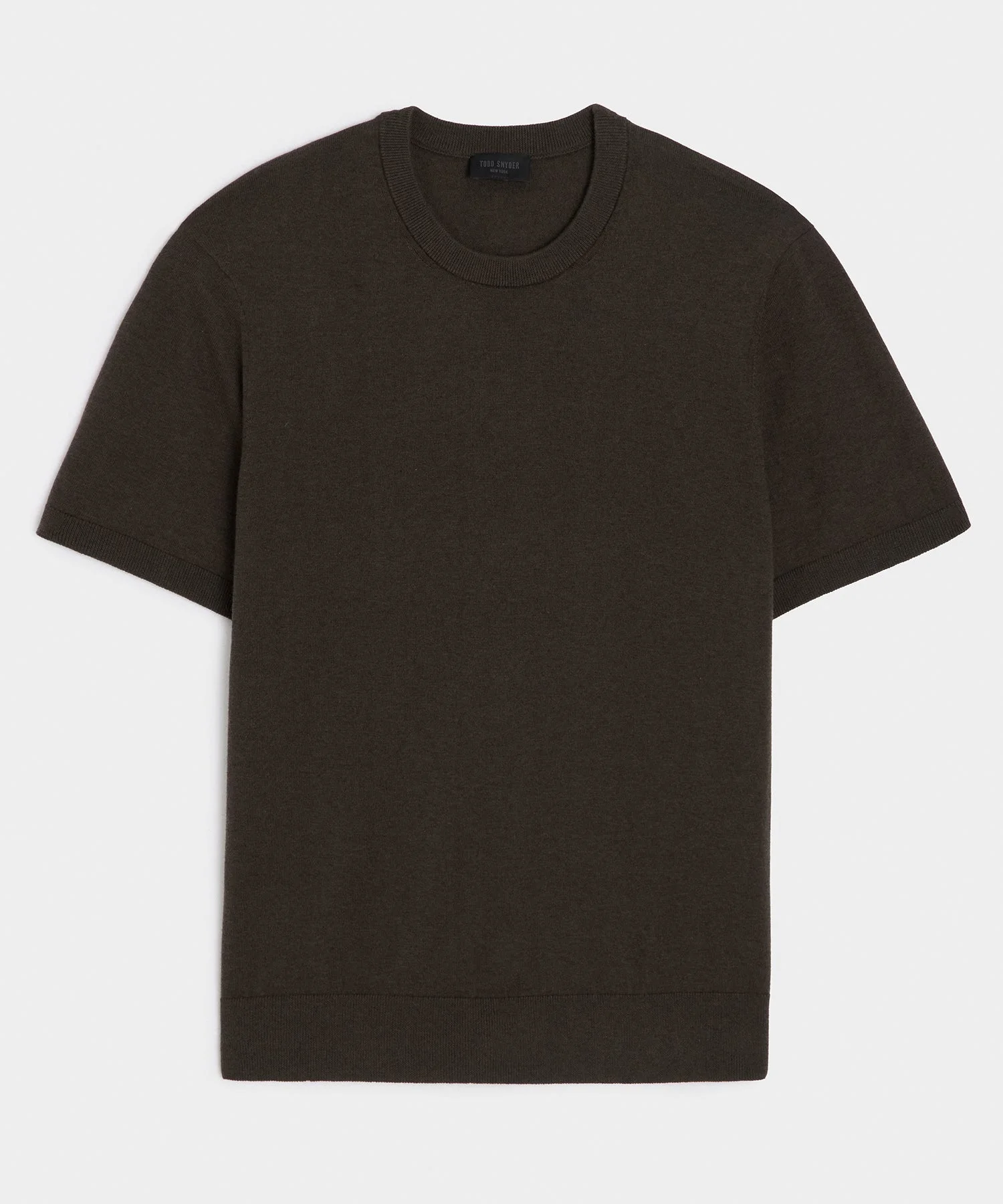 Cotton-Cashmere Sweater Tee - 1