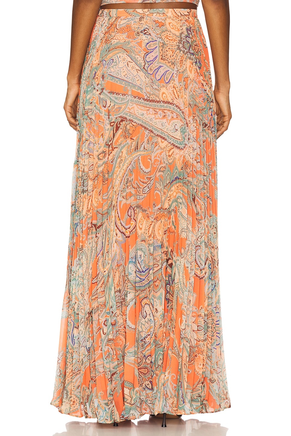 Torin Pleated Maxi Skirt - 4