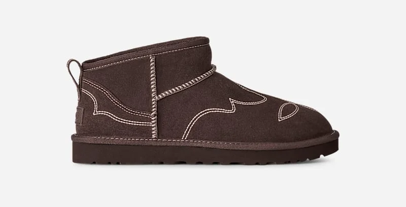 ® Men's Classic Ultra Mini Western Sheepskin in Burnt Cedar - 1