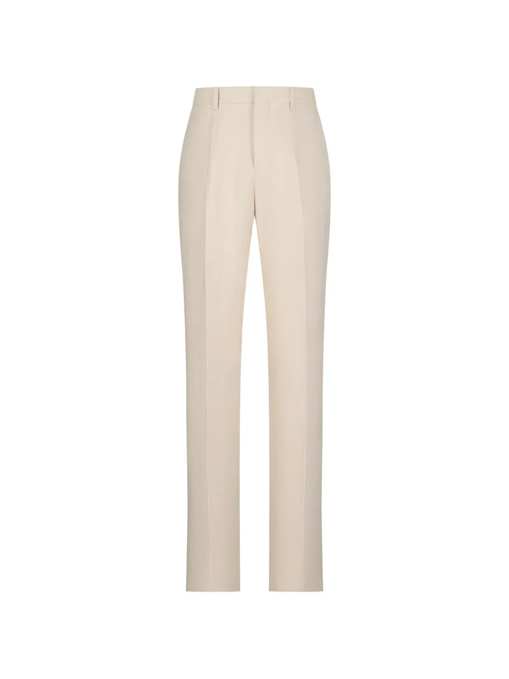 beige regular trousers - 1