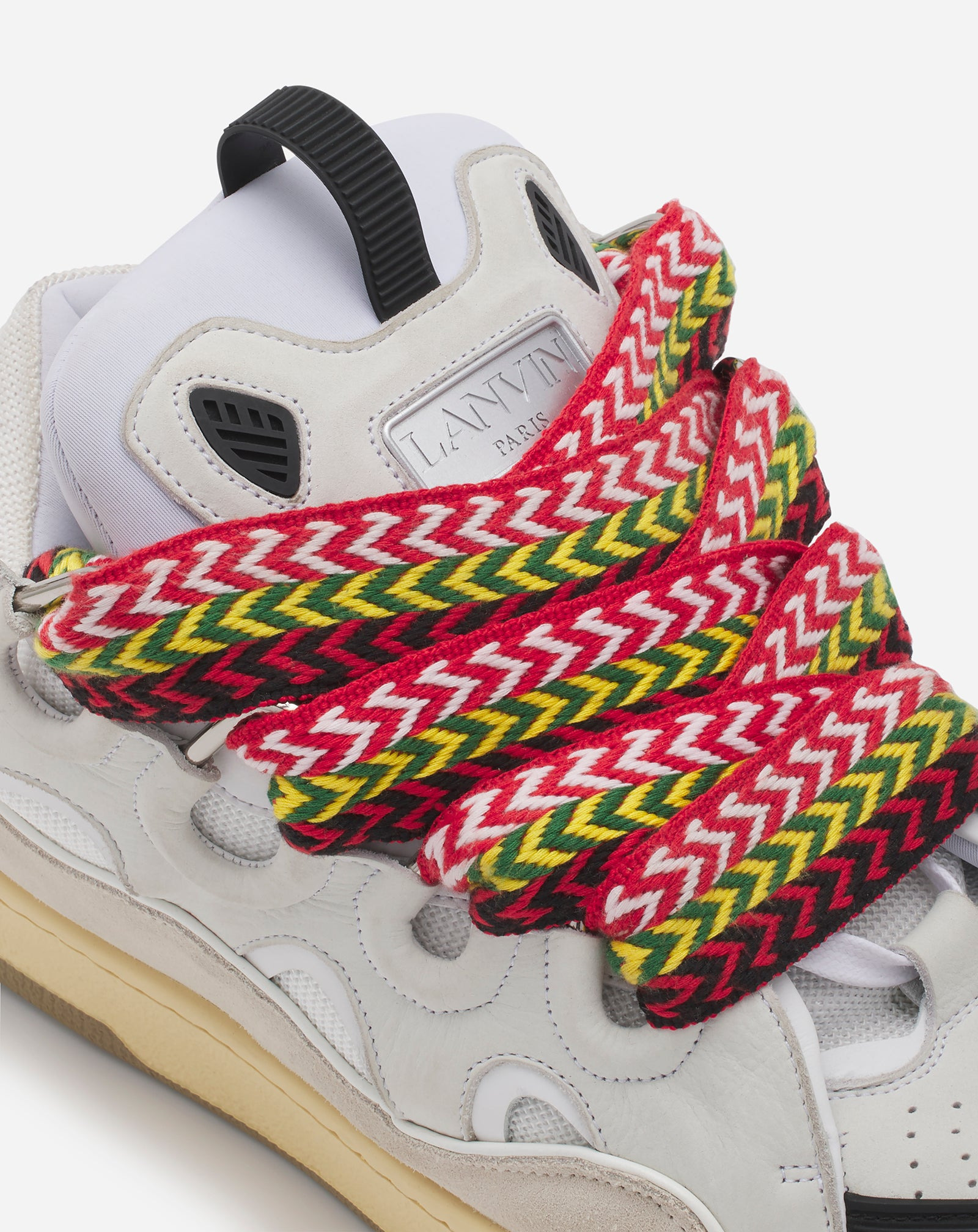 LEATHER CURB SNEAKERS - 5