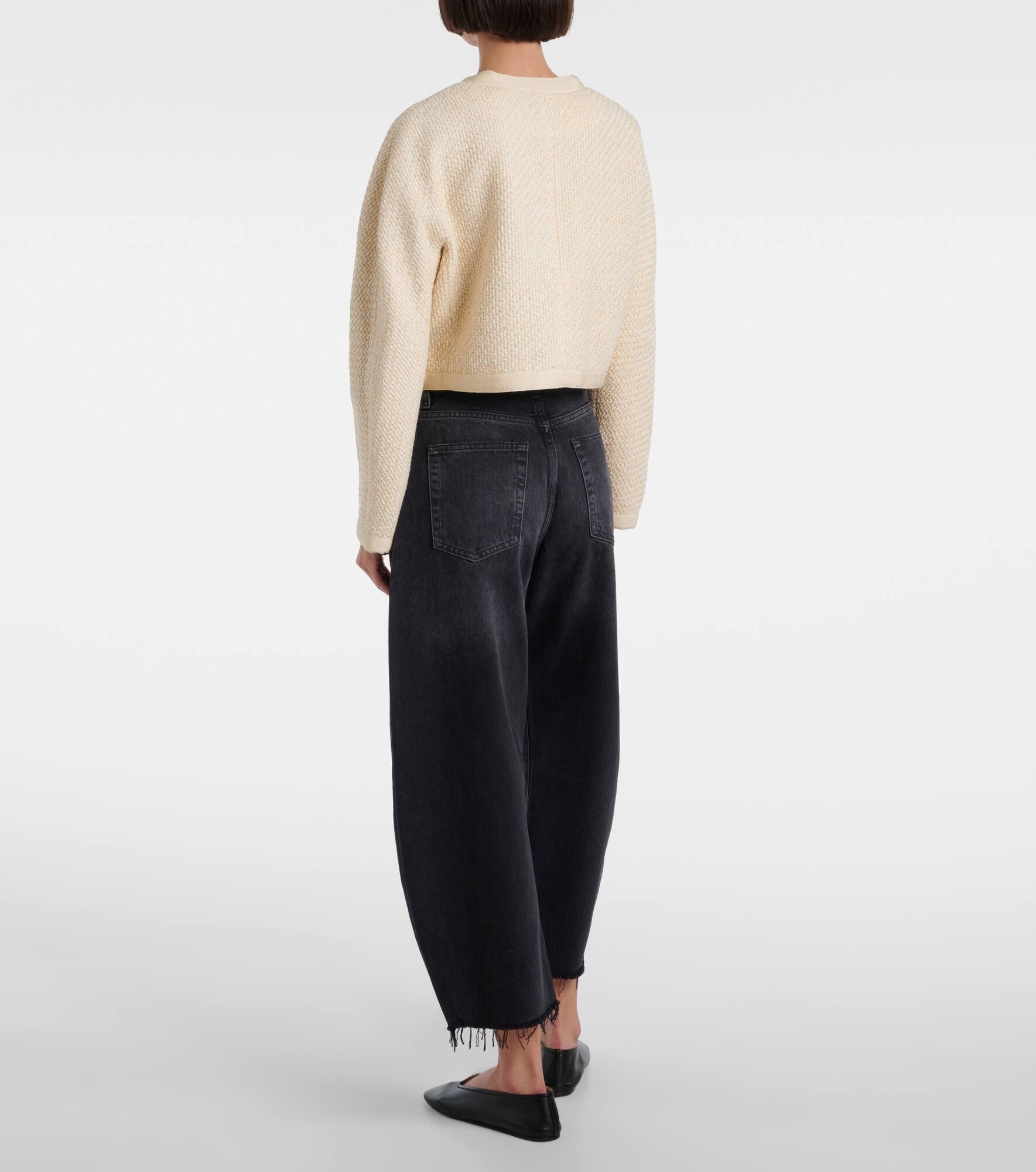 Trim cropped jacket - 3