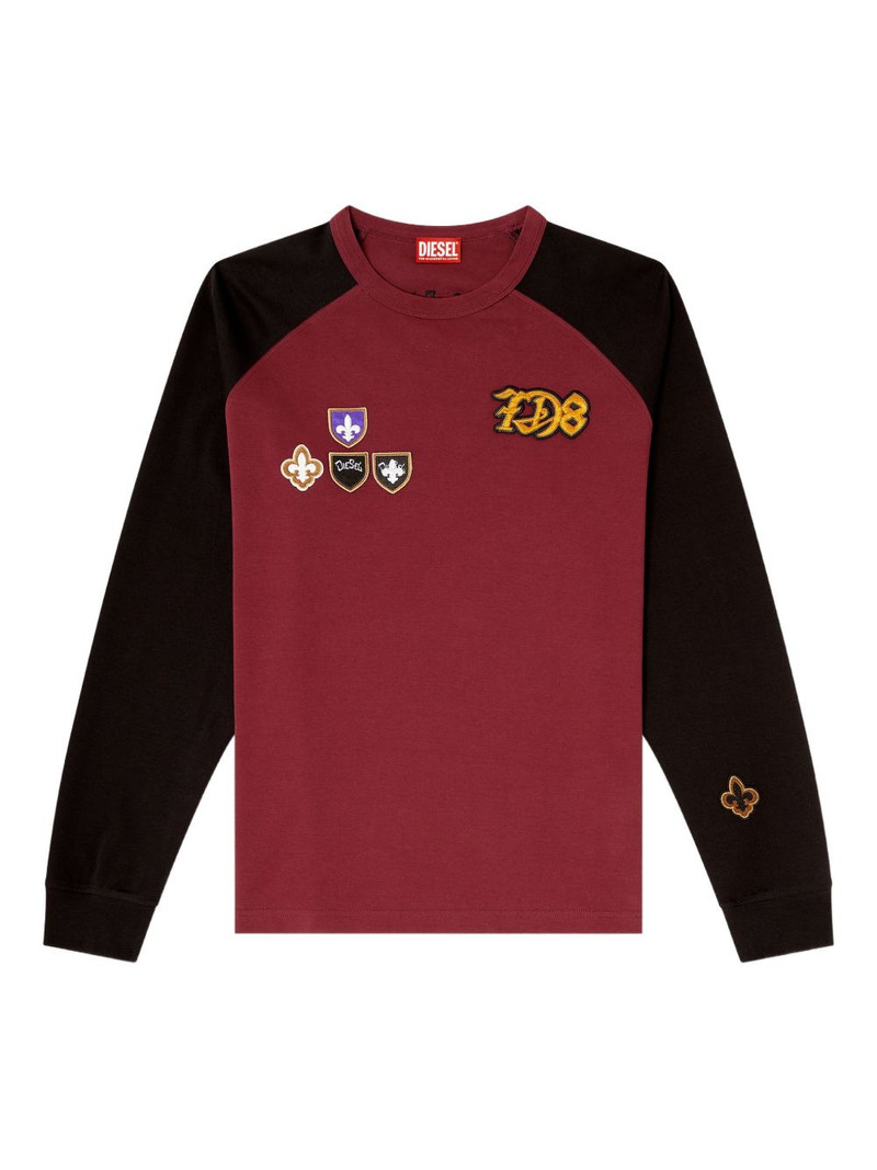 T-Norm-LS-Rag-CP appliqué long-sleeve T-Shirt 1