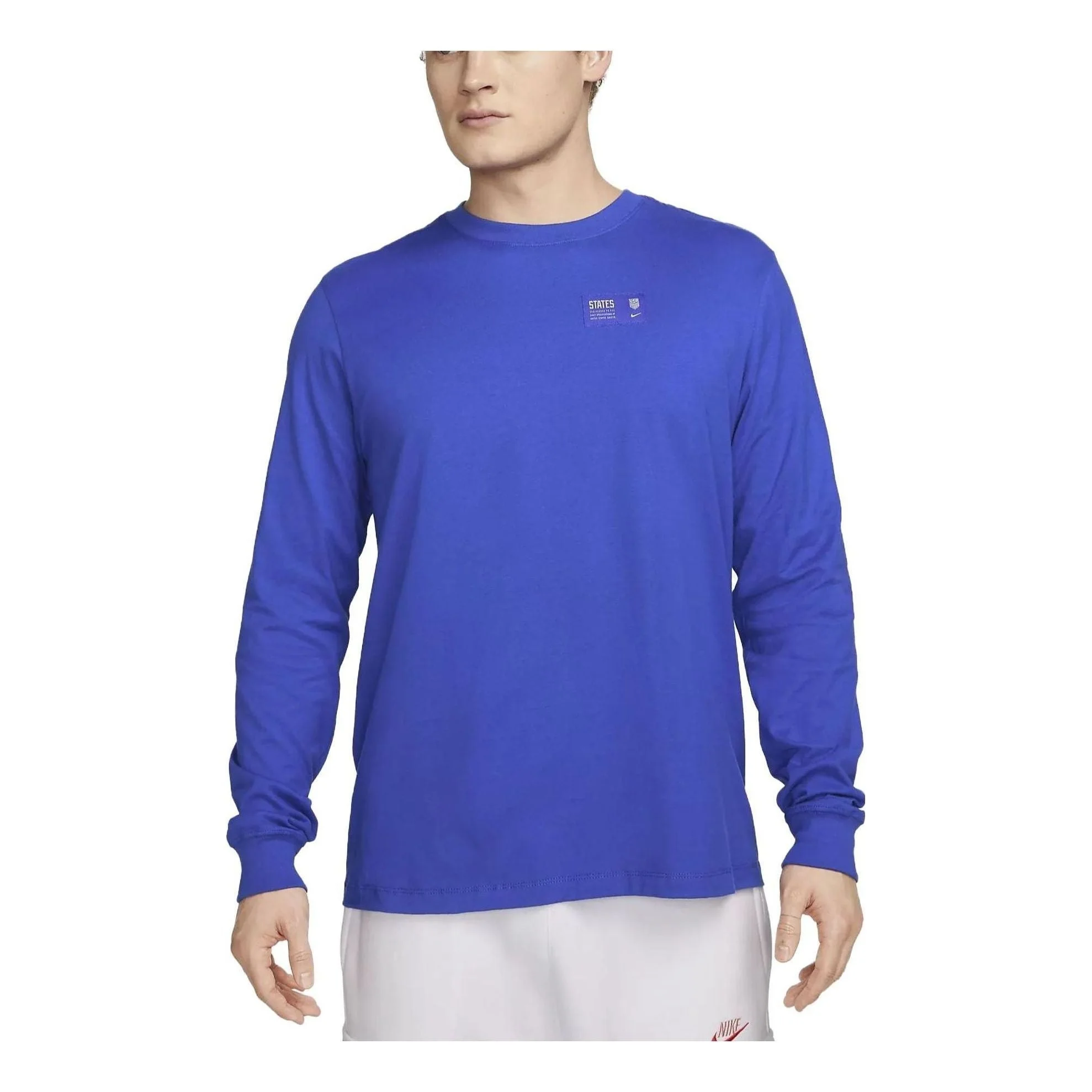 Nike U.S. Long Sleeve Ignite T-shirt 'Bright Bllue' DH9871-452 - 1