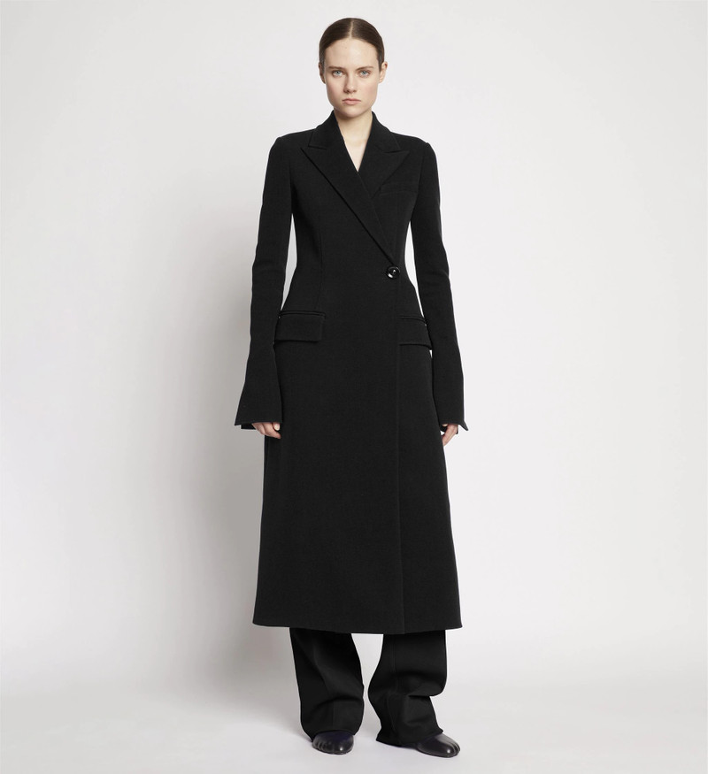 Proenza Schouler Bi-Stretch Crepe Wrap Coat outlook