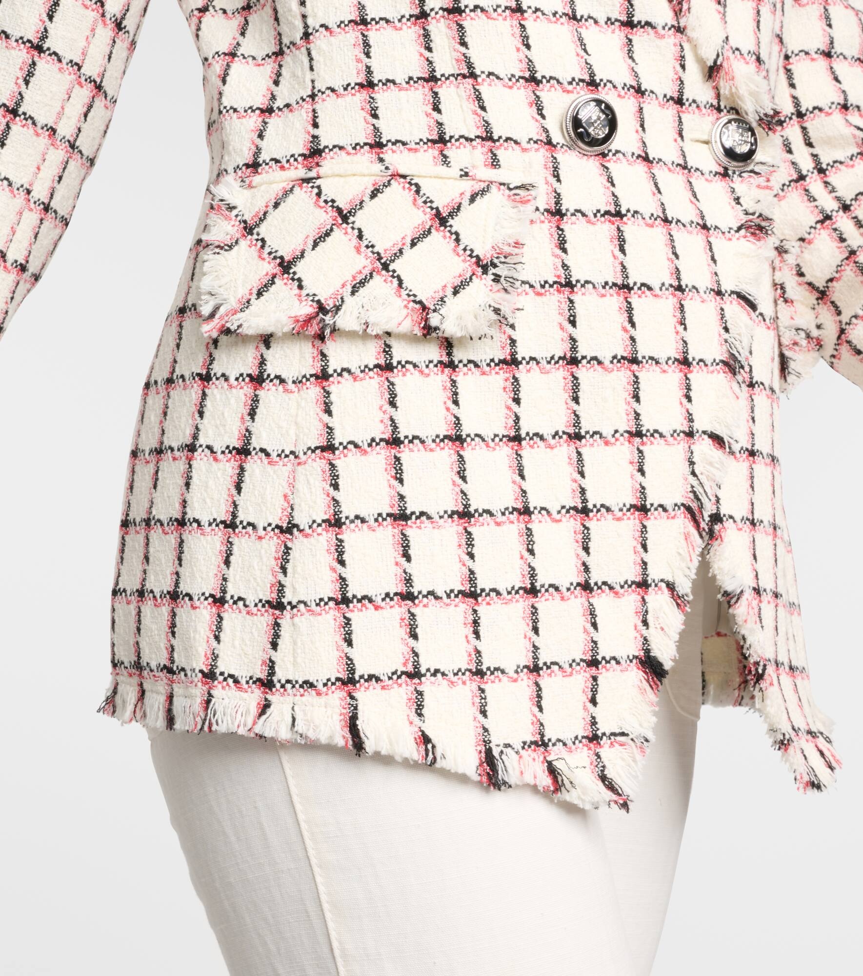 Taja double-breasted cotton blend jacket - 5