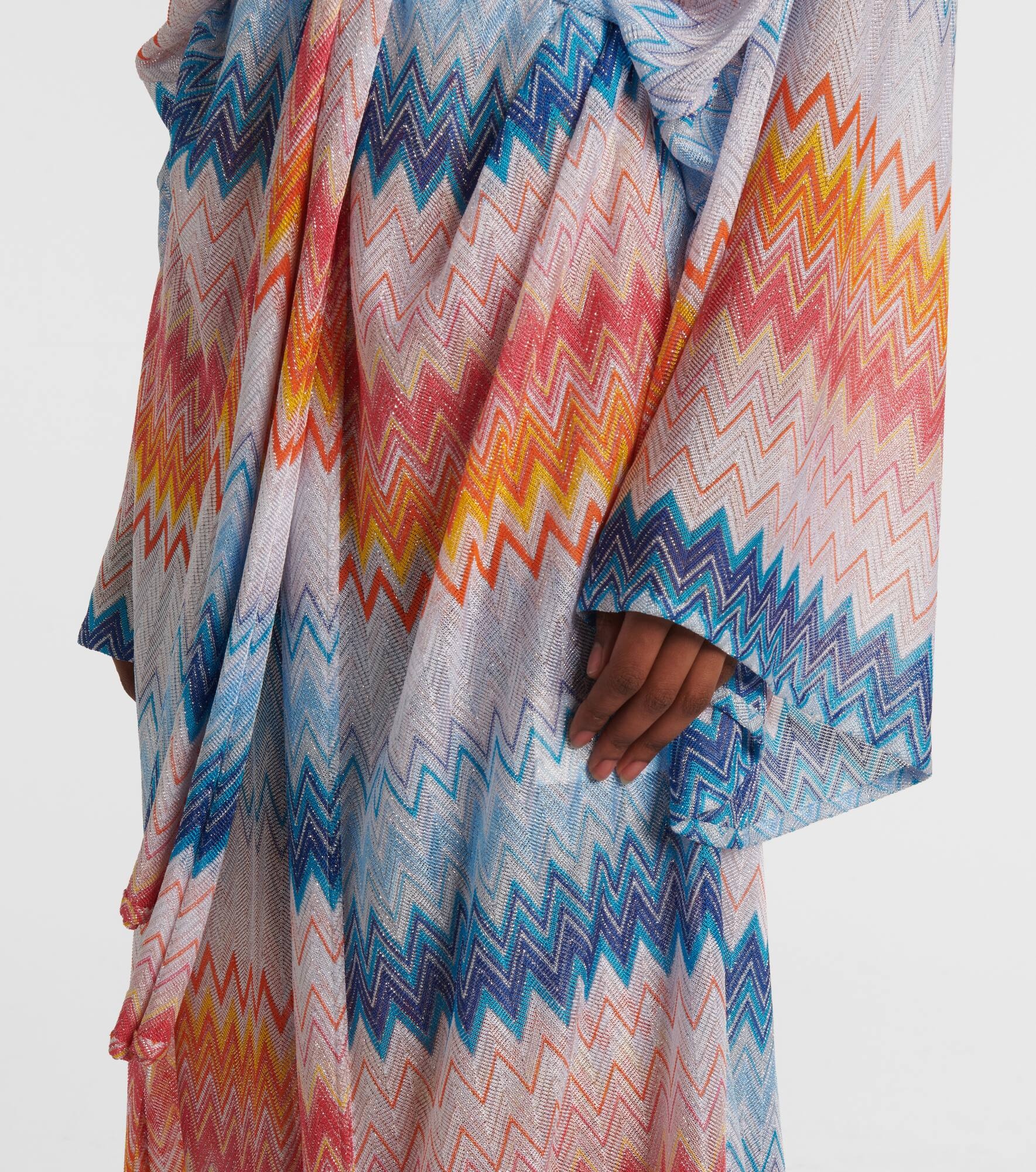 Zig Zag lamé beach cover-up - 5