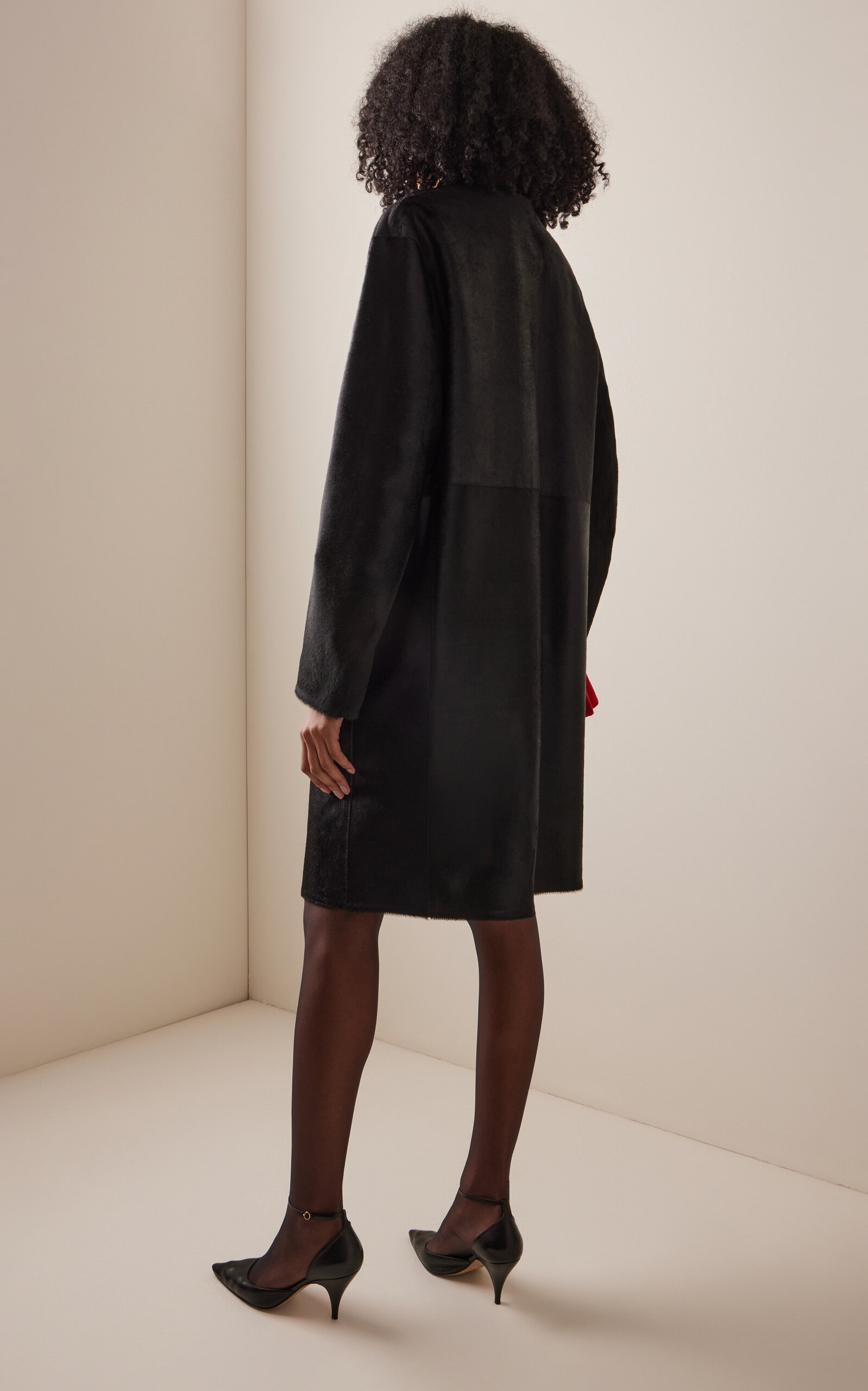 Miller Leather Coat black - 4