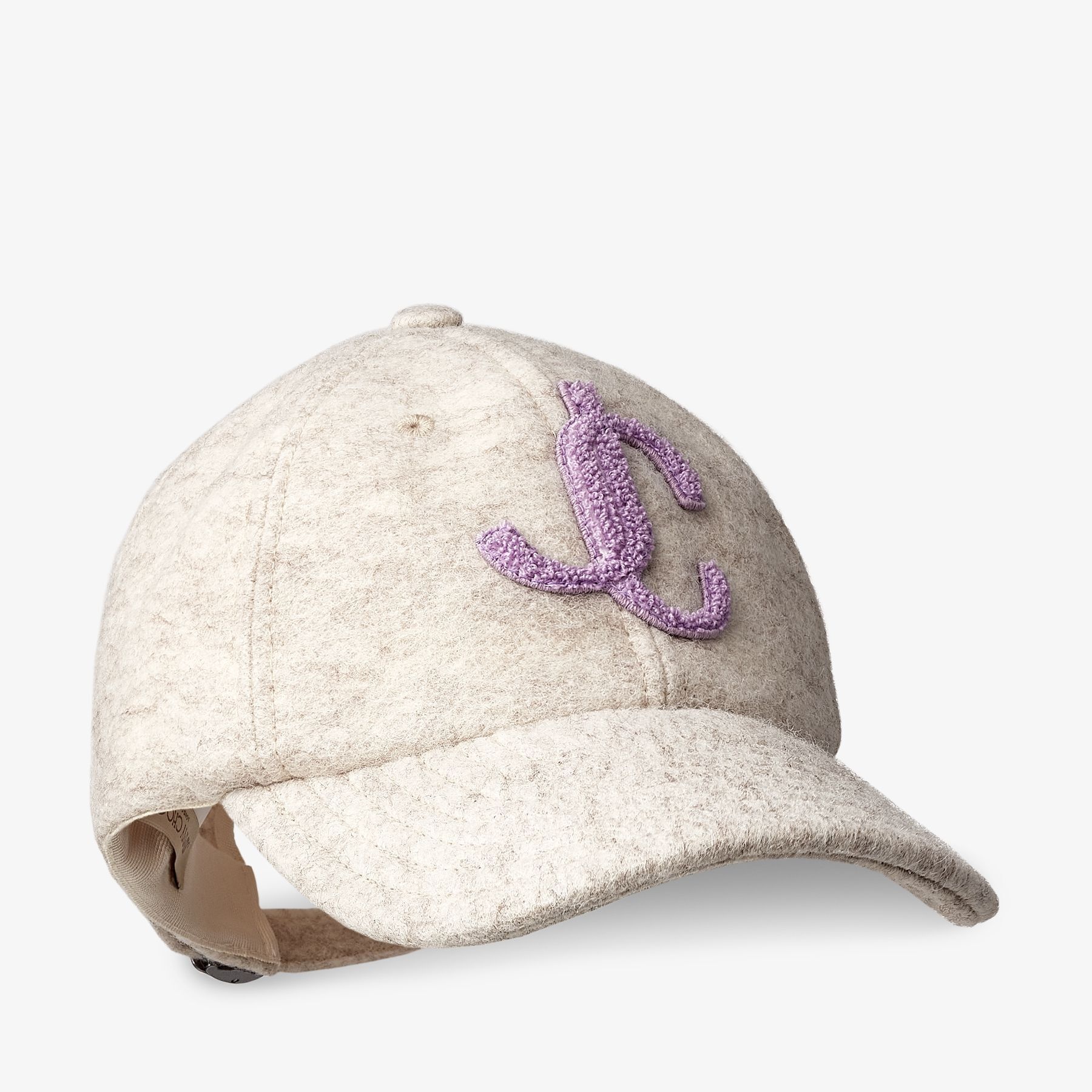 Paxy
Latte Cotton Baseball Cap with Recycled Wool JC Logo Boucle - 3