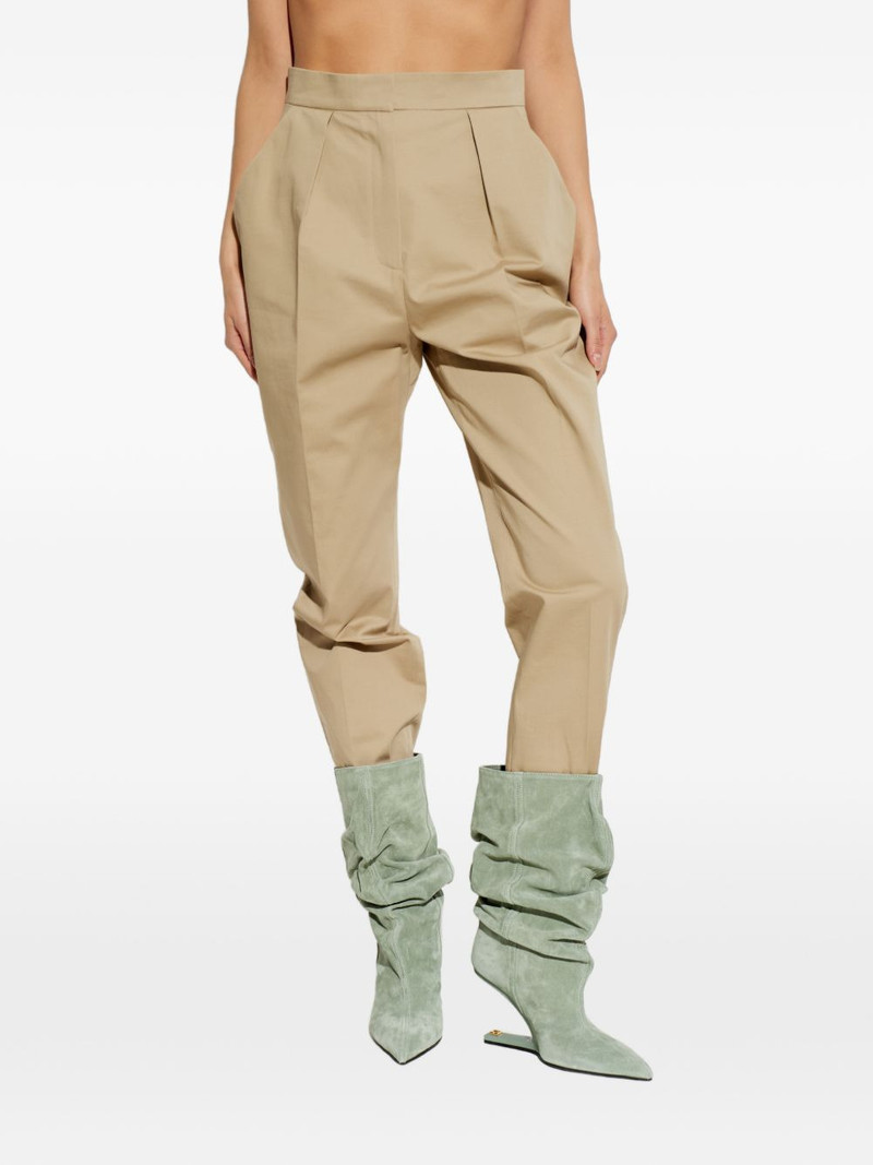 pleated-detail tailored trousers 3