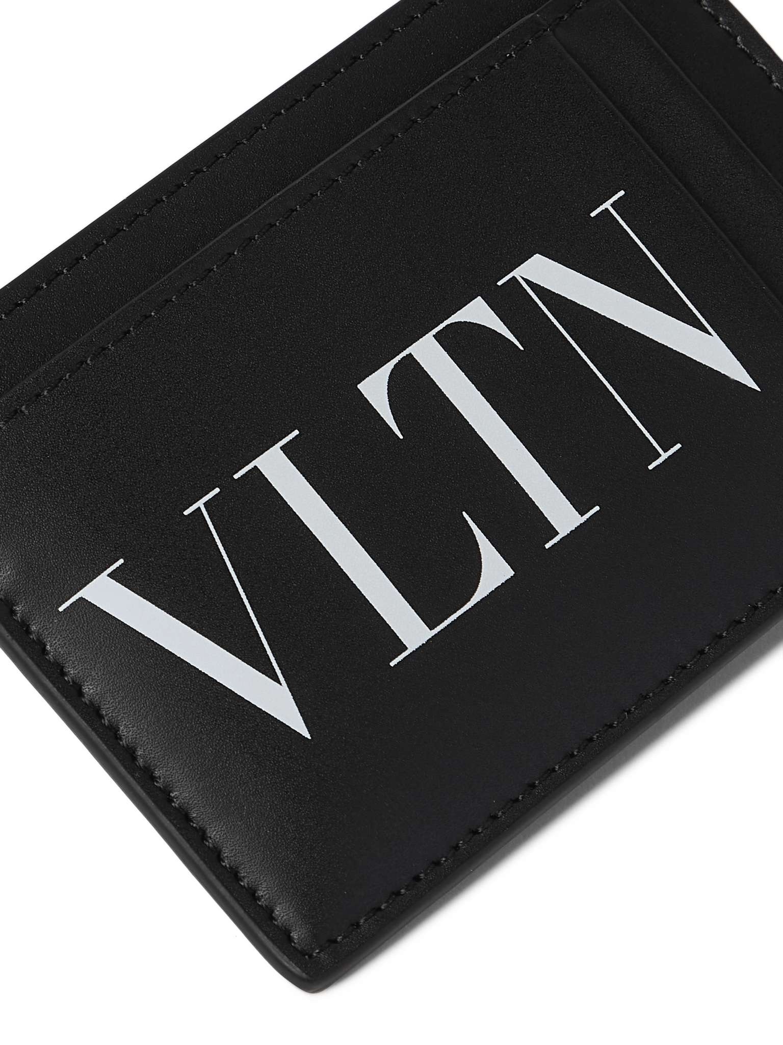 Valentino Garavani Logo-Print Leather Cardholder - 4