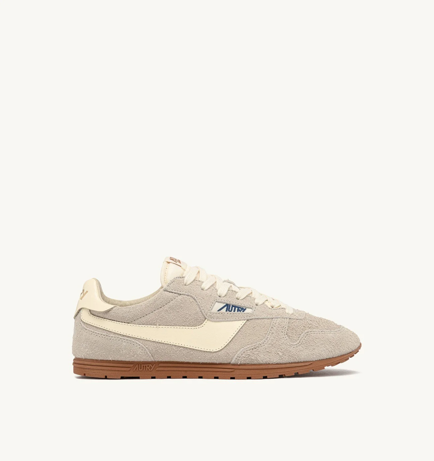 SNEAKERS WINDSPIN IN SUEDE AND LEATHER COLOR WIFE AND RUTABAGA - 1