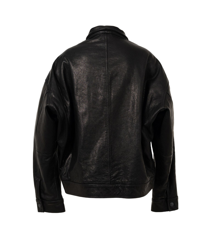 "BEDWIN & THE MMY” Leather Zip Jacket 10