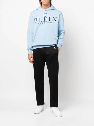 PHILIPP PLEIN logo-print pullover hoodie outlook