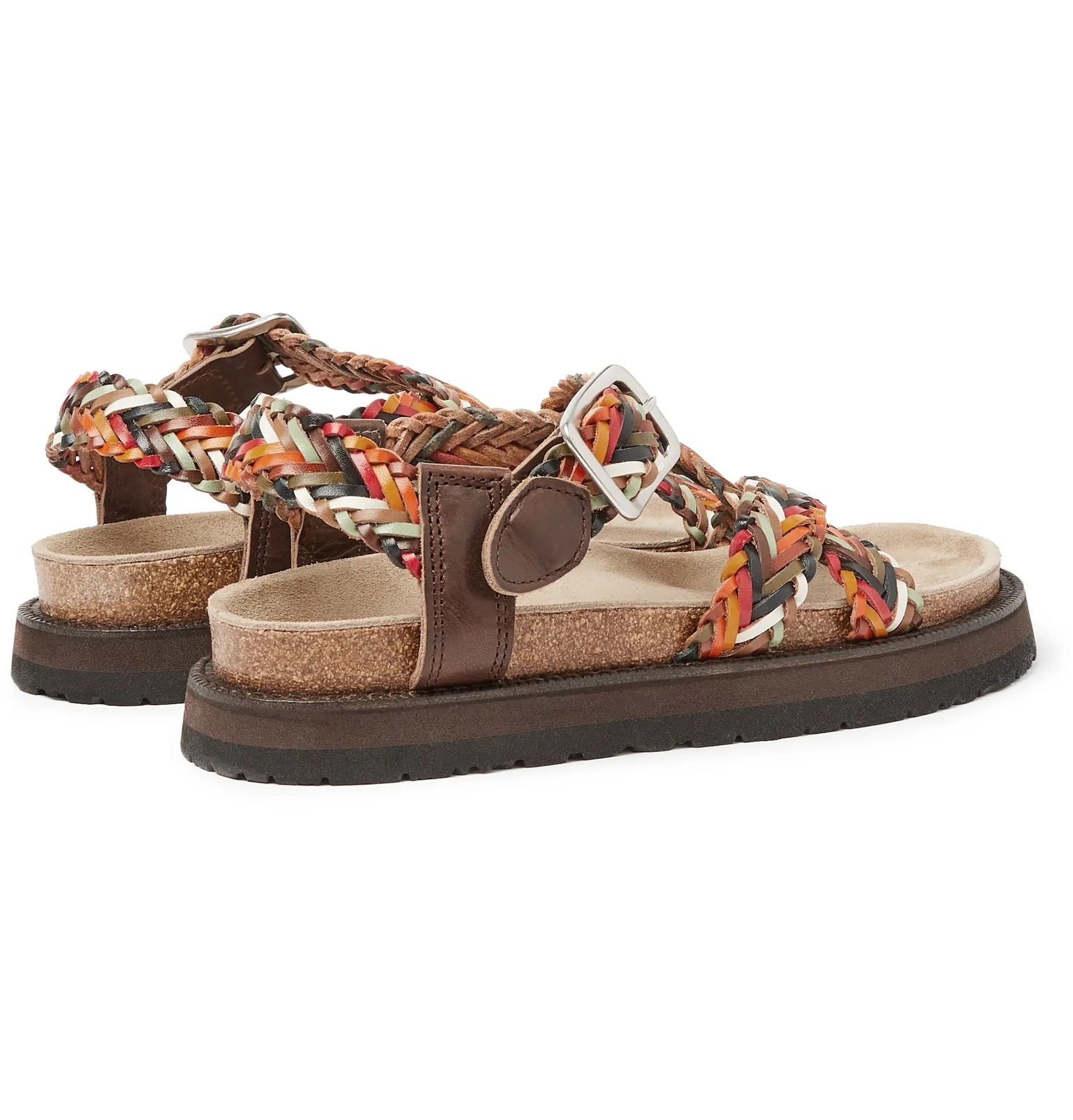 Compile Woven Leather Sandals - 4