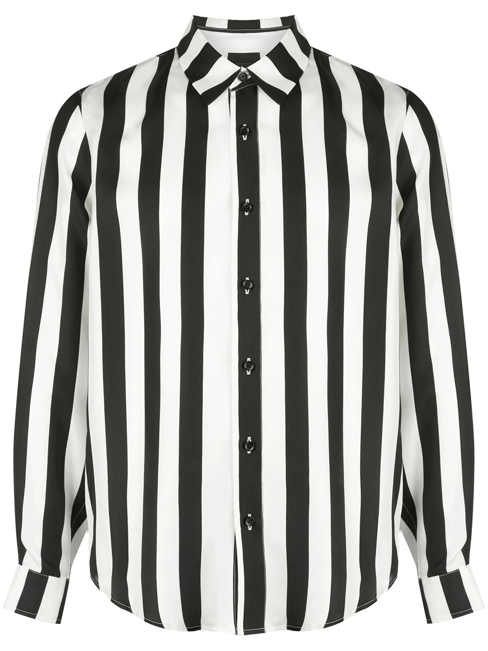 block stripe poplin shirt - 1