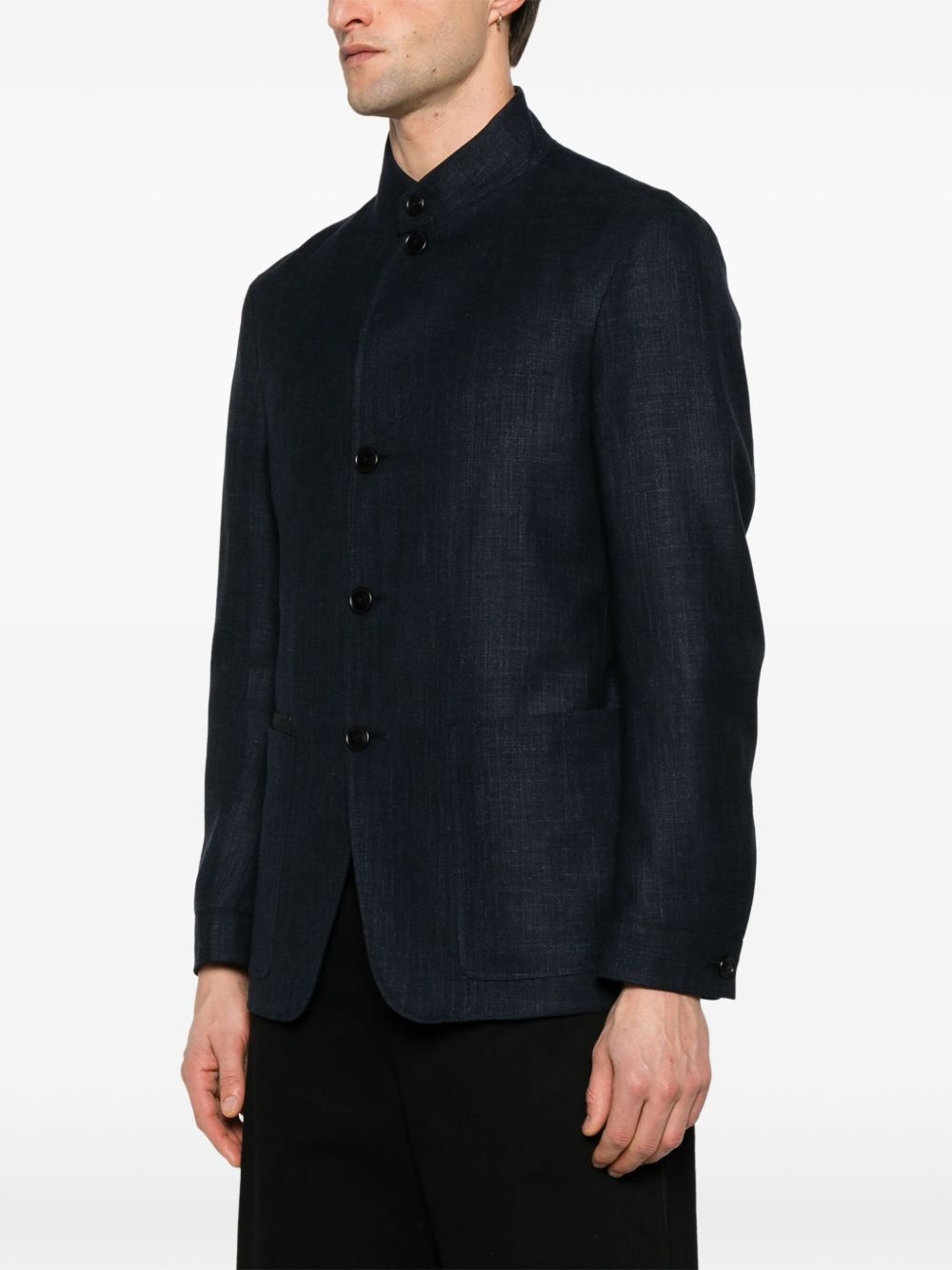 slub-texture jacket - 3