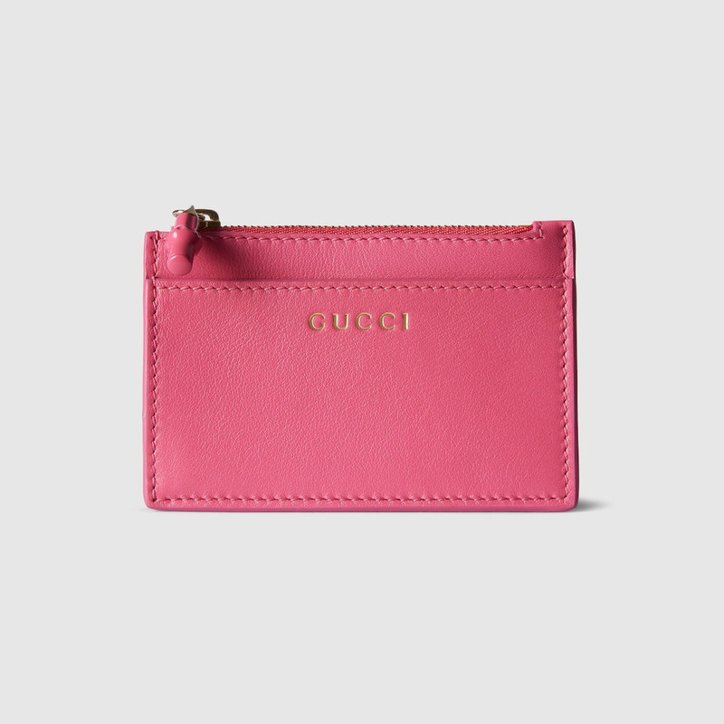 Card case with bamboo 1