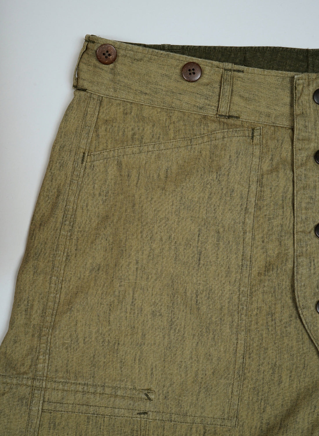 Mountain Pant Reversible in Green - 5