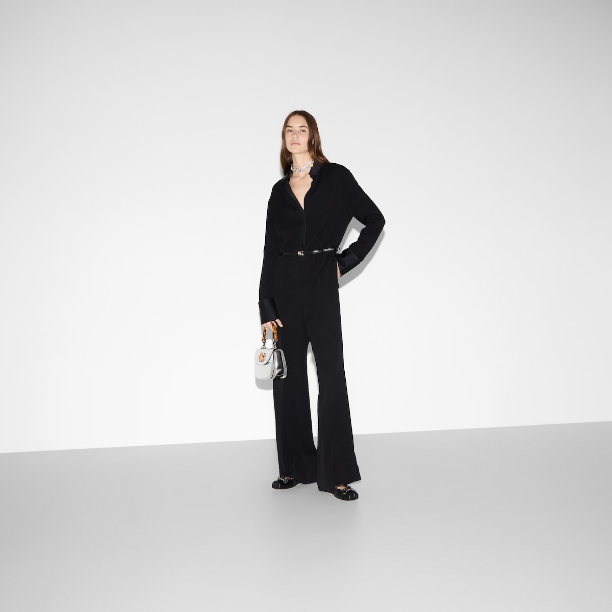 Heavy viscose sable jumpsuit - 6