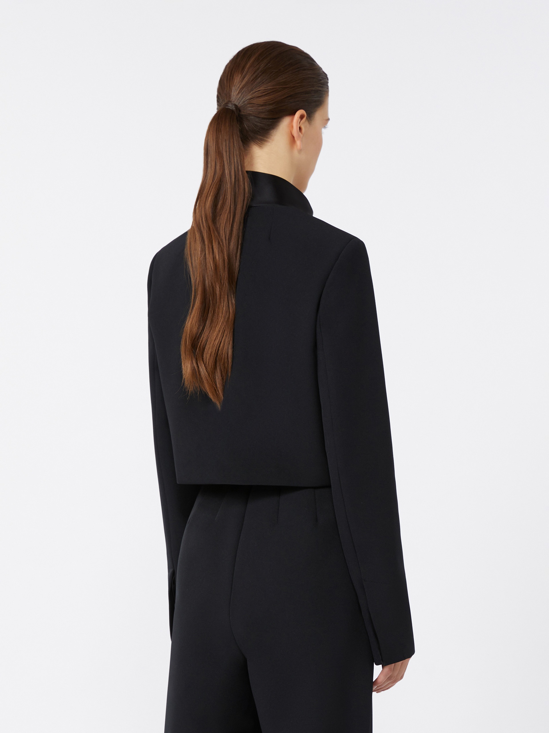 TESORO Cropped sable jacket - 4