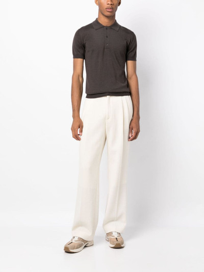 Valentino knitted short-sleeve polo shirt outlook