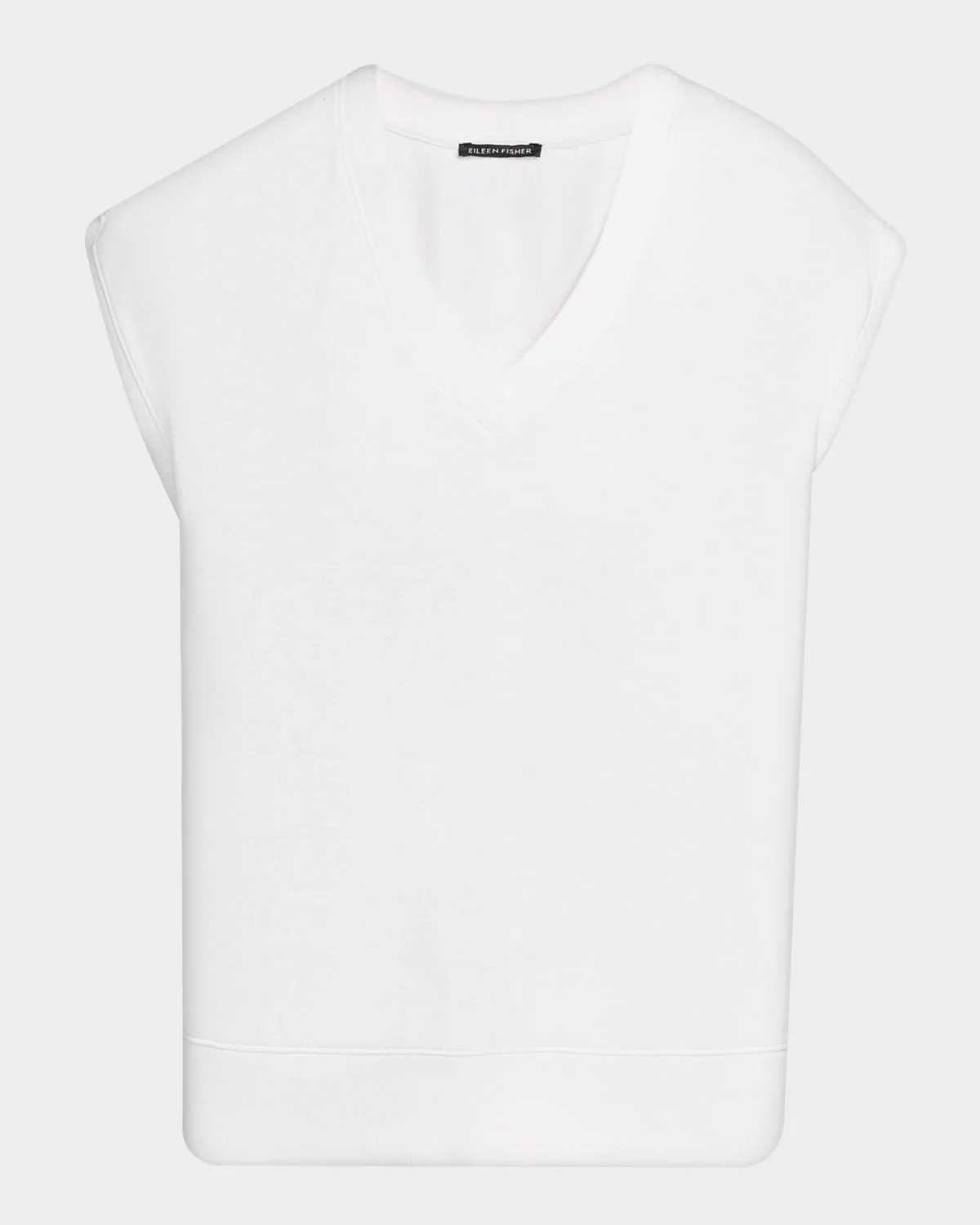 Cap-Sleeve Organic Cotton Terry Top - 1