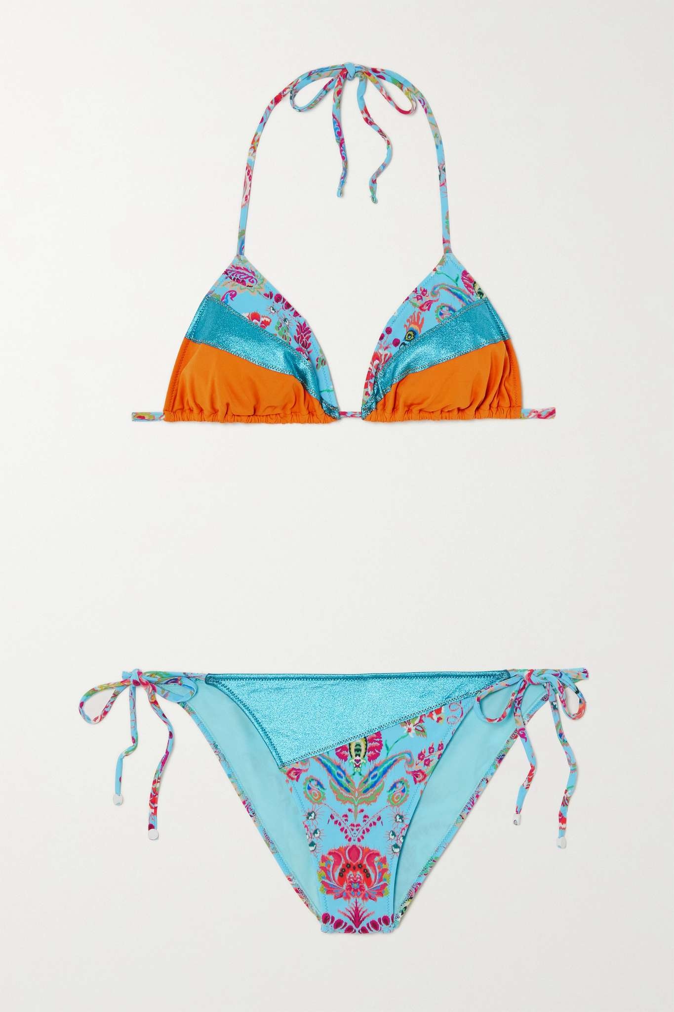 Dreams patchwork triangle bikini - 1