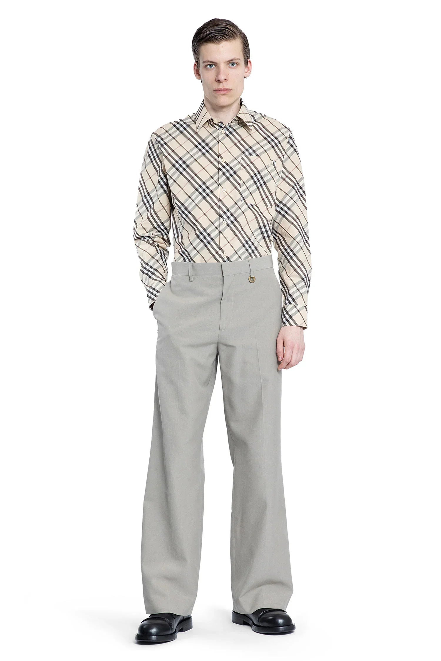 Relaxed-Fit-Check-Cotton-Shirt - 4