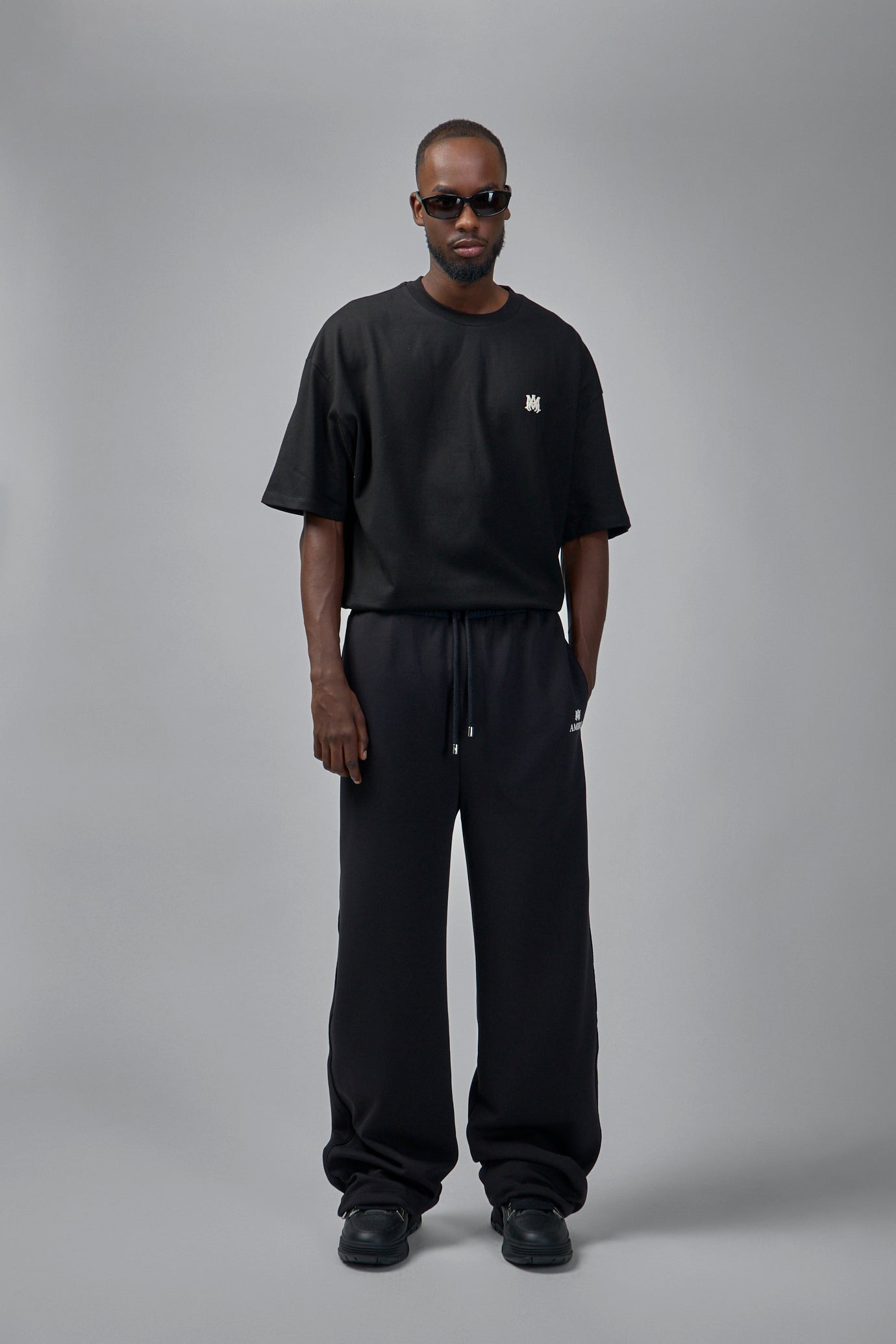 MA Skater Logo Embroidered Crewneck T-Shirt - 2