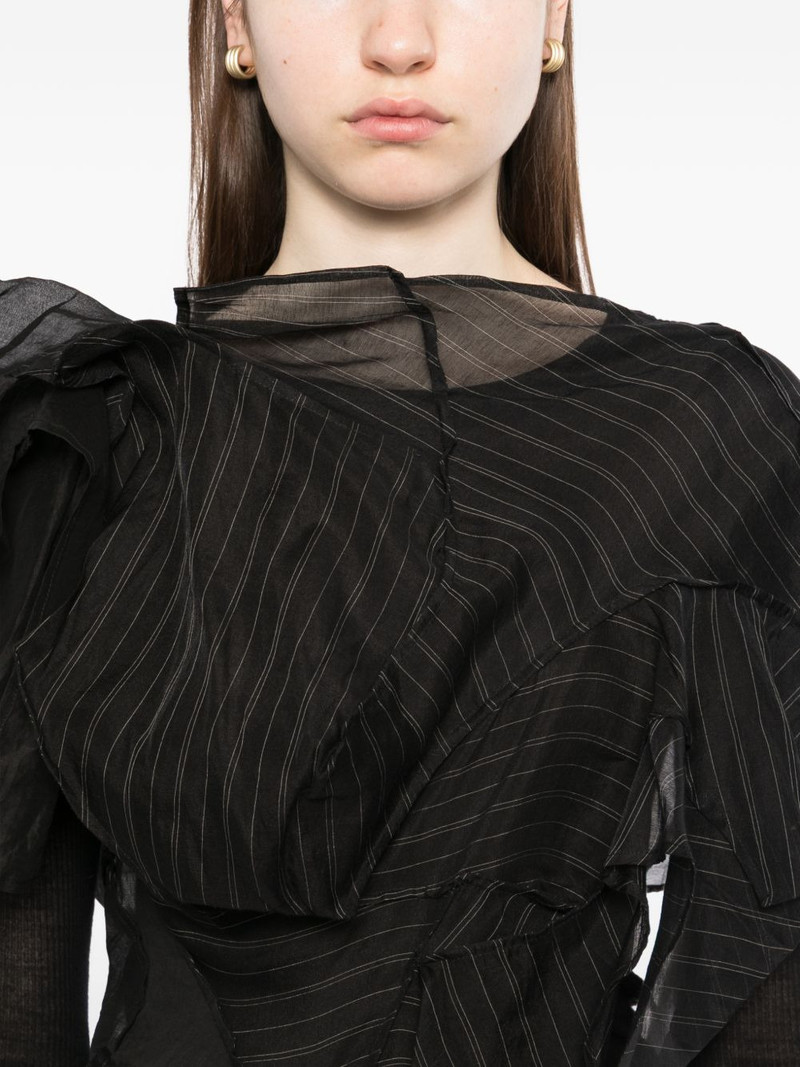 asymmetric darts 3D blouse 5