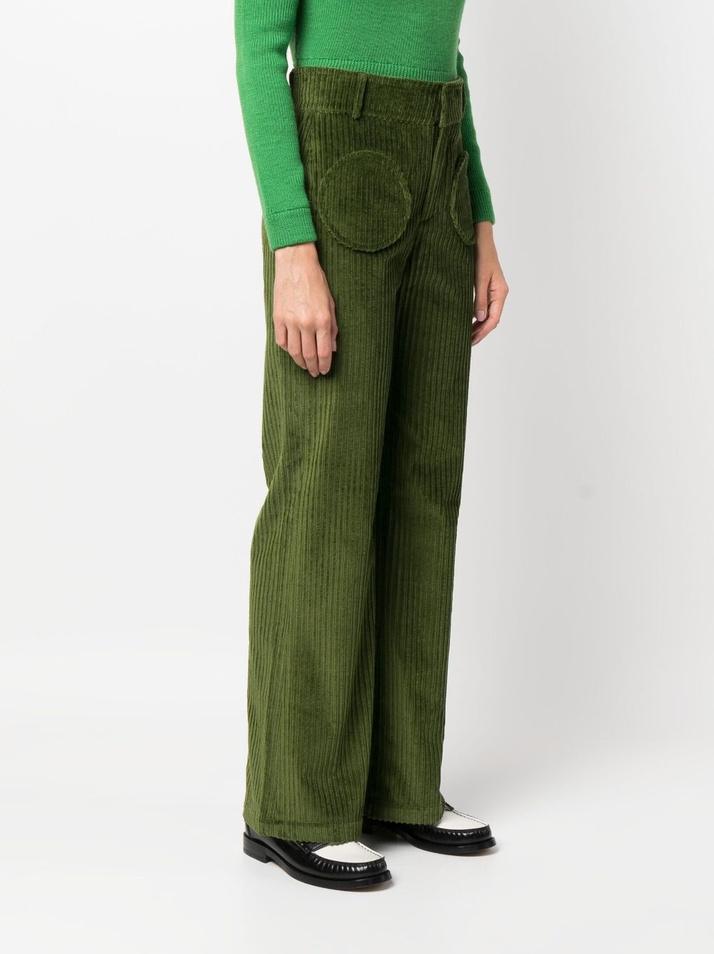 Yoshitomo corduroy velvet trousers - 3