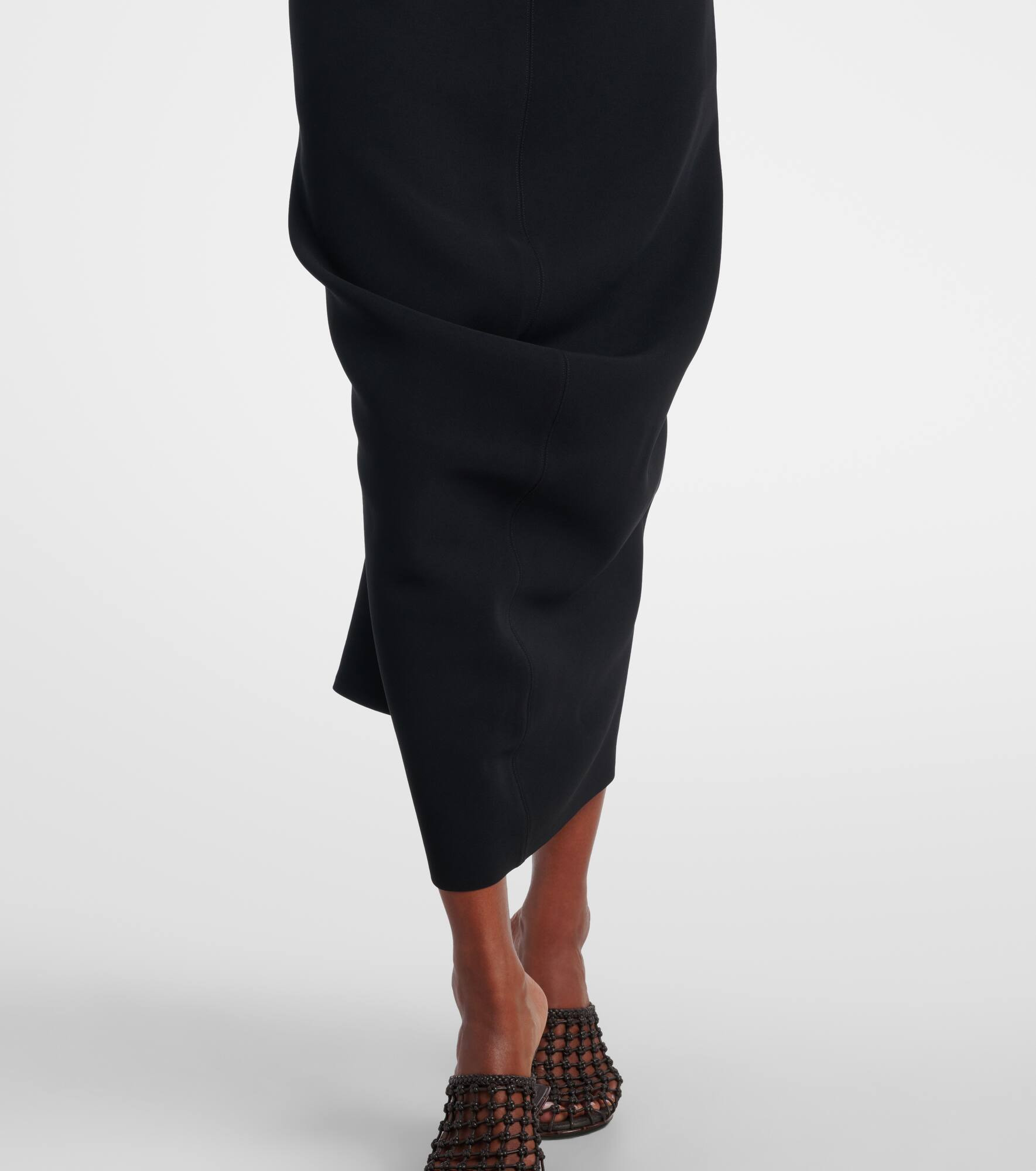 One-shoulder midi dress - 6