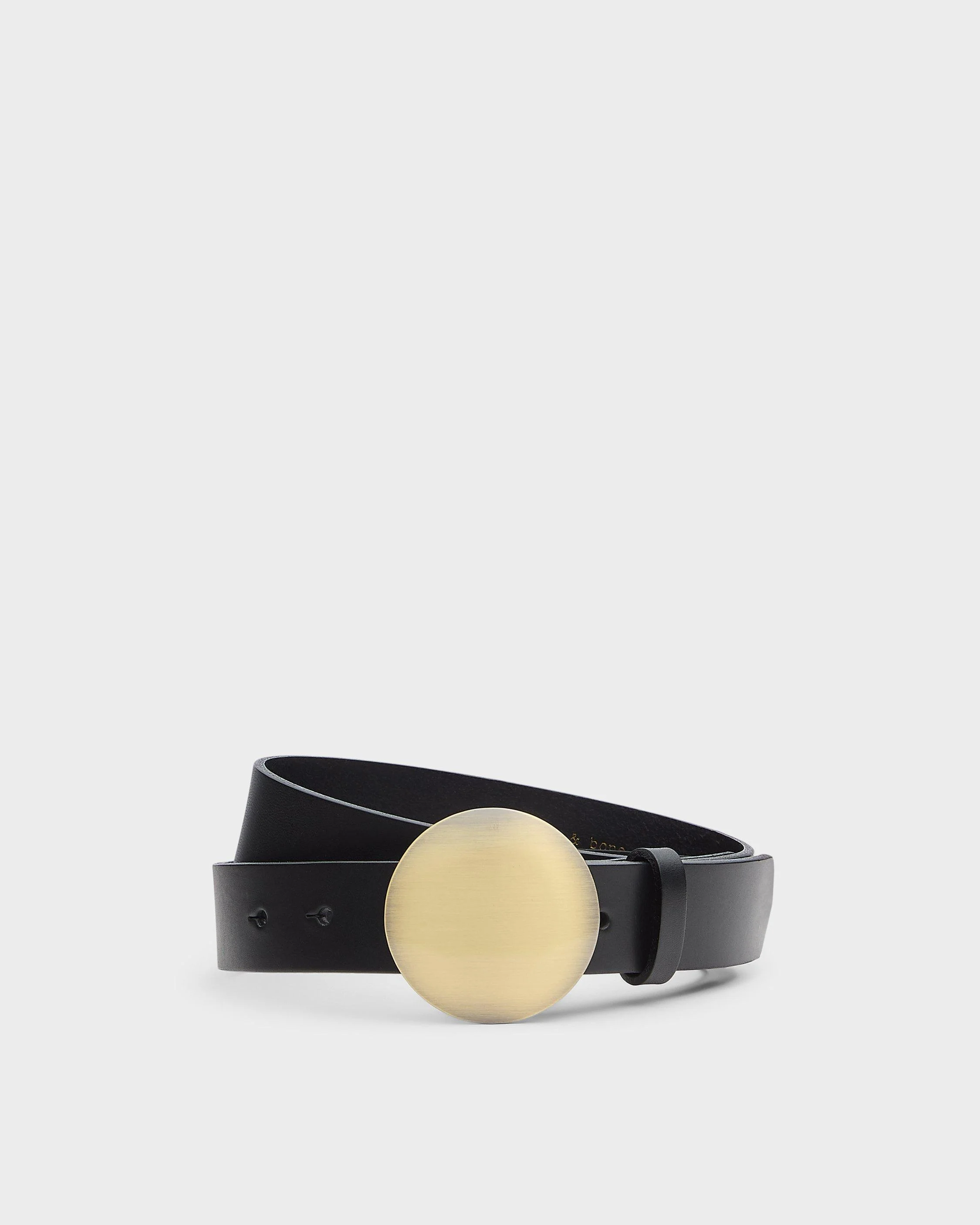 Dara Plaque Leather Belt - 1