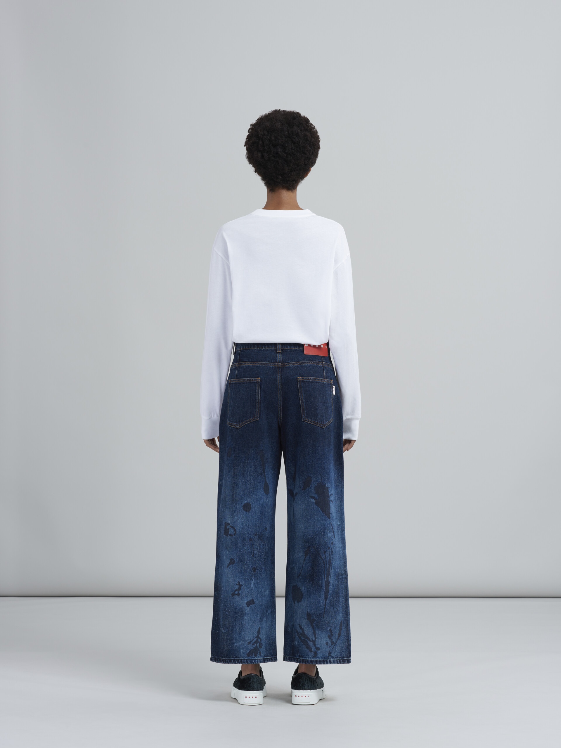 LUCKY CHARMS PRINT DENIM TROUSERS - 3