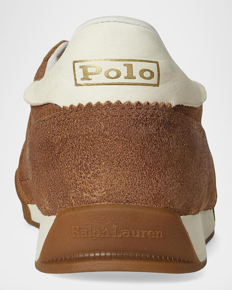 Men's Perforated Suede Low-Top Sneakers 3
