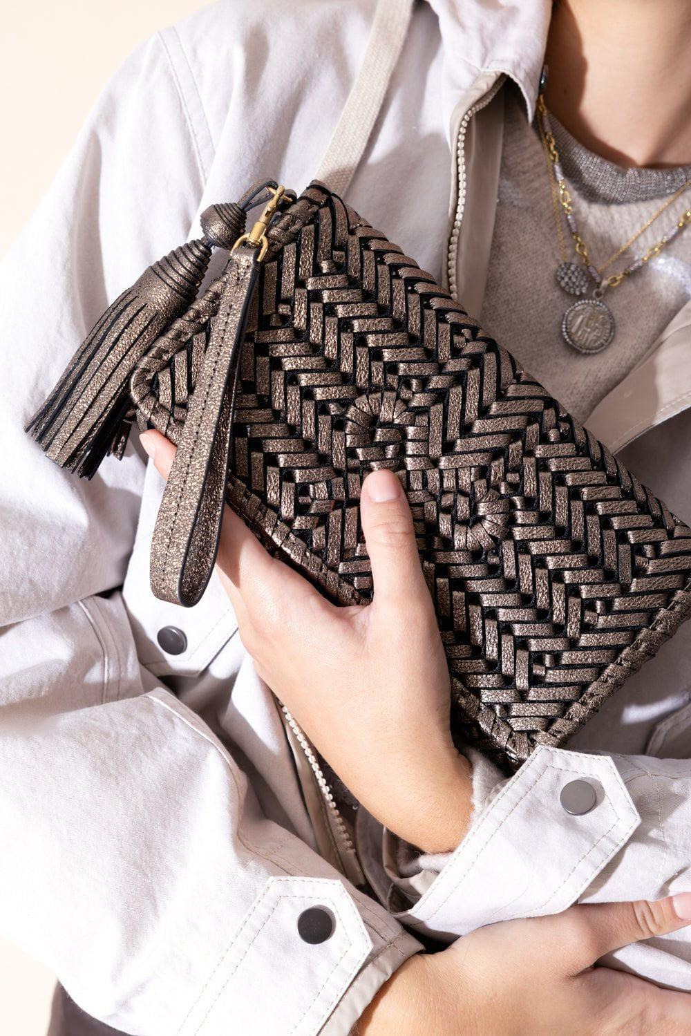 The Neeson Tassel Clutch - Smog - 3
