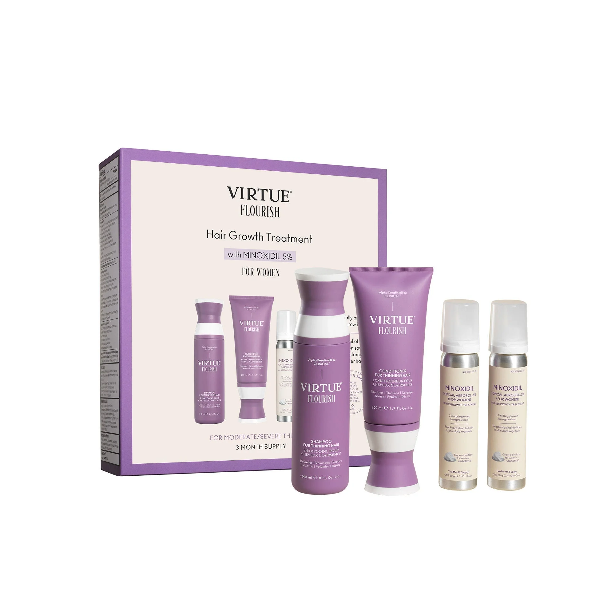 Flourish Nightly Intensive Hair Growth Treatment 90 Day - 1