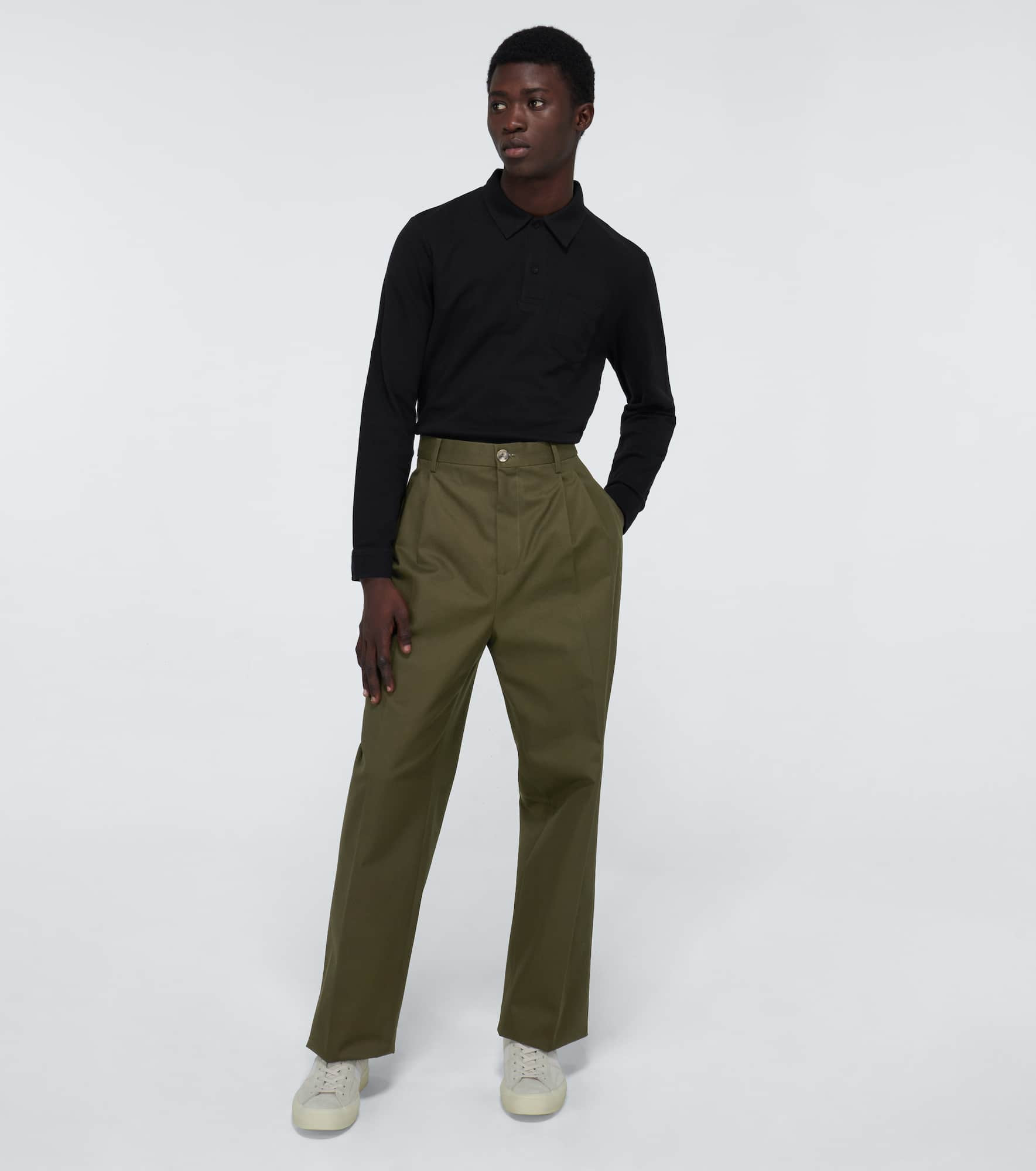 Riviera long-sleeved polo shirt - 2