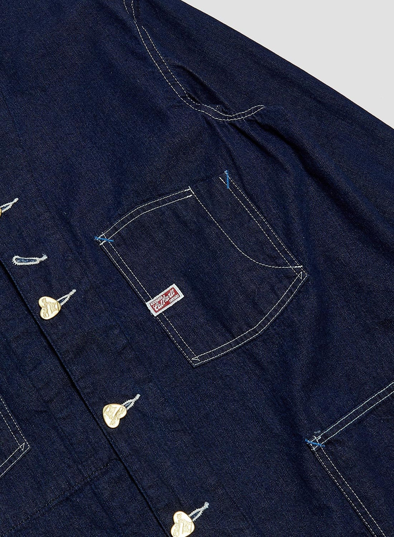 TCB Jeans Cathartt Chore Coat 10oz Indigo Denim 5
