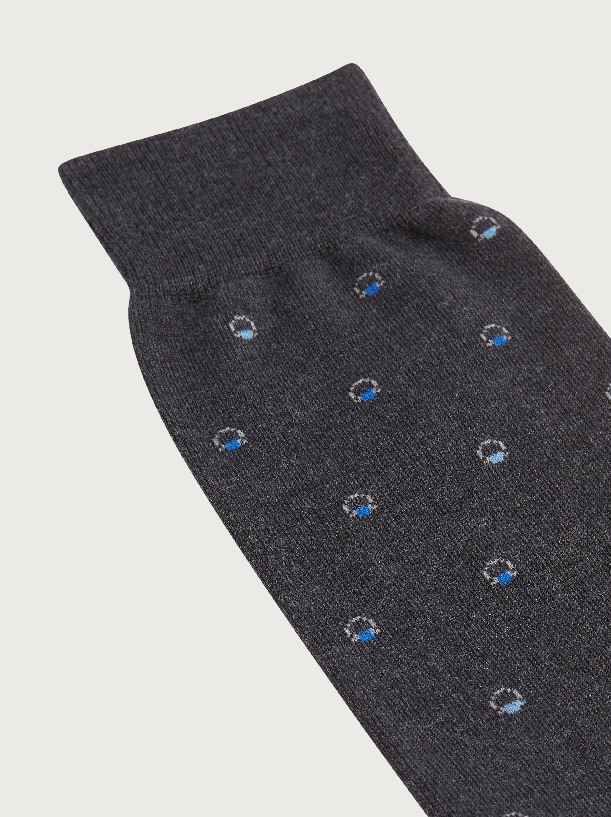 Medium Gancini jacquard sock - 2